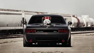 The Power Of Muscle Car - Dodge Challenger 4k Wallpaper