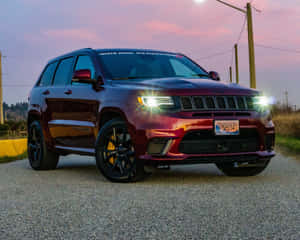 The Powerful Jeep Trackhawk Wallpaper