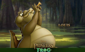 The Princess And The Frog Louis Poster Wallpaper