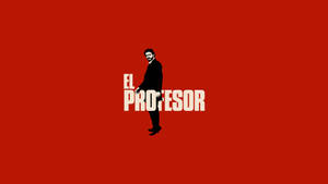 The Professor Money Heist Poster Wallpaper