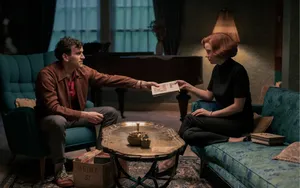 The Queen's Gambit Harry And Beth Training Wallpaper