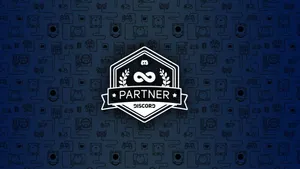 The Recognizable Blue, Yellow And White Discord Logo Wallpaper