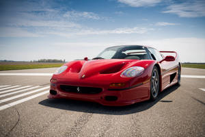 The Red Ferrari F50 Wallpaper