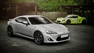 The Red Hot Toyota 86 Sports Coupe Wallpaper