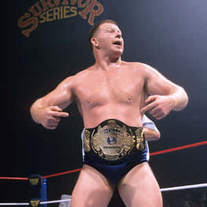 The Reigning Champion Bob Backlund In The Wwf Arena Wallpaper