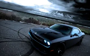 The Road To Freedom Begins With The Legendary Hellcat Wallpaper