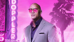 The Rock Dwayne Johnson On Gta 5 1920x1080 Wallpaper