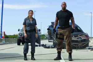 The Rock Fast Five Still Cut Wallpaper