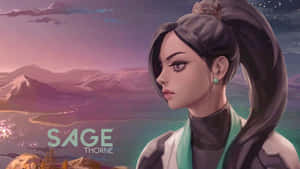 The Sage Of Valorant Wallpaper