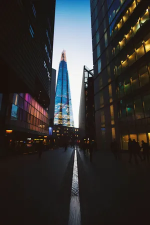The Shard Street Photography Wallpaper