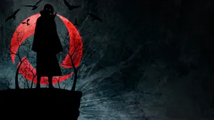 The Sharingan Of Itachi Uchiha Wallpaper