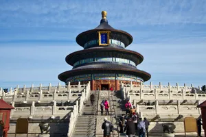 The Stairways Going To The Temple Of Heaven Wallpaper