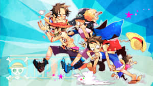 “the Straw Hat Crew Sets Sail For A New Adventure!” Wallpaper