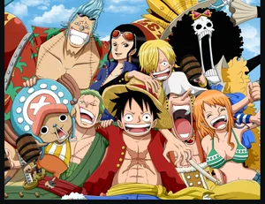 The Straw Hat Pirates – Setting Off On Their Next Adventure Wallpaper