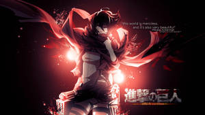 The Strength Of Fundamentals- Mikasa Ackerman Of Attack On Titan Wallpaper