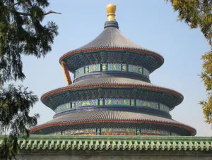 The Temple Of Heaven's Ancient Chinese Architecture Wallpaper