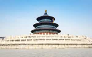 The Temple Of Heaven's Hall Viewed From One Side Wallpaper