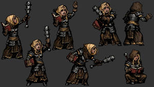 The Vestal, Protector Of The Church In Darkest Dungeon Wallpaper