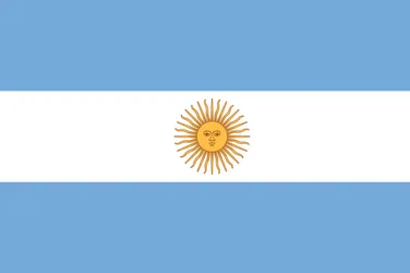 The Vibrant Flag Of Argentina - Vector Art Wallpaper