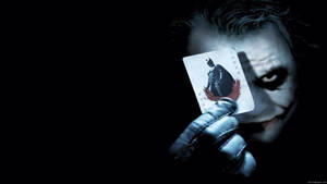 The Villainous Joker From The Dark Knight Movie Wallpaper