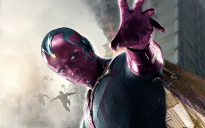 The Vision - The Avengers Superhero Wallpaper
