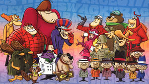 The Wacky Races Characters Wallpaper