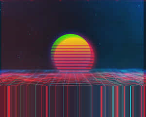 The Warmth Of Retro Sunset Wallpaper