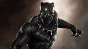 The Warrior King - Black Panther Wallpaper