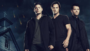 The Winchester Brothers Reunited With Castiel, Ready To Save The Day Wallpaper