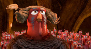 The Wise Chief Broadbeak From Free Birds Animated Movie Wallpaper