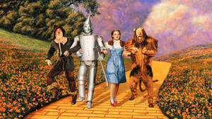 The Wizard Of Oz Squad Painting Wallpaper