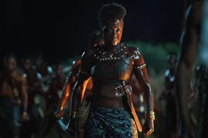 The Woman King Movie Actress Viola Davis Wallpaper