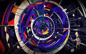 Theoretical Physics Abstract Collider Wallpaper