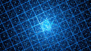 Theoretical Physics Blue Grids Wallpaper