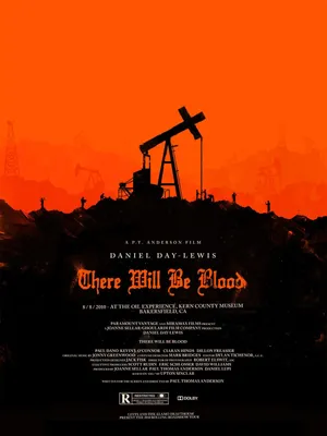 There Will Be Blood Cross Poster Wallpaper