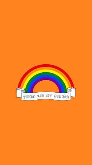 These Are My Colors Aesthetic Lgbt Wallpaper