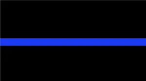 Thin Blue Line Police Symbol Wallpaper