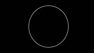 Thin Circle Outline Wallpaper