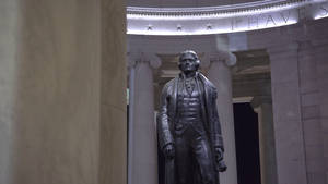 Thomas Jefferson Memorial Bronze Statue Wallpaper