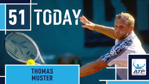 Thomas Muster In Action Wallpaper