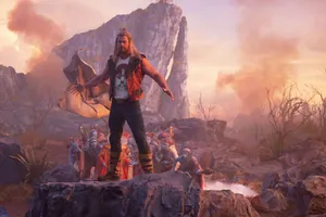 Thor Love And Thunder Demi God Wallpaper