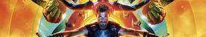 Thor Ragnarok Poster Three Screen Wallpaper