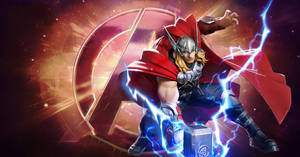 Thor Superhero Lightning Hammer Wallpaper