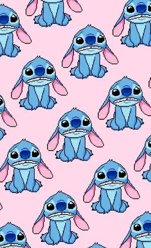 Though This Stitch May Initially Appear To Be Smiling, It Is Actually Quite Sad. Wallpaper