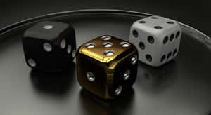 Three Dice Variety3 D Render Wallpaper