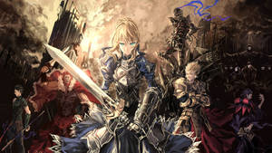 Three Figures In A Single Battle - The Legendary Upcoming Game Of The Fate Series Wallpaper