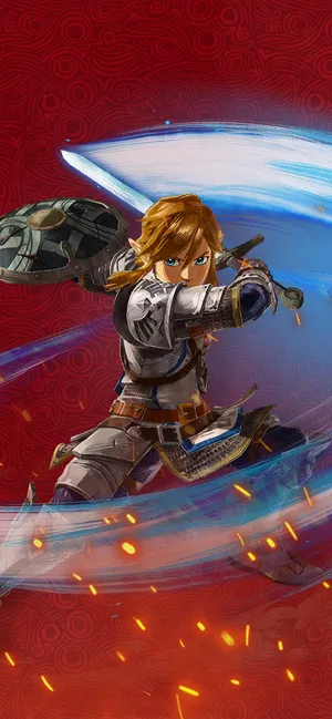 Three Kids Playing In A Garden Meadow Wallpaper