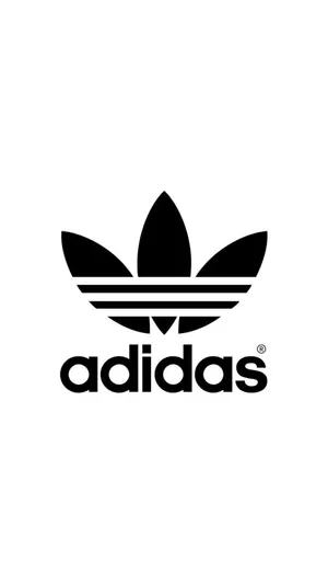 Three-leaf Logo Of Adidas Iphone Wallpaper