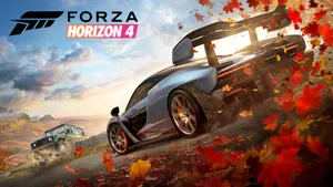 Thrilling Chase In Forza Horizon 4 Wallpaper
