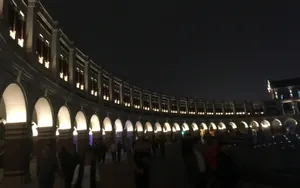 Tianjin Crowded Tourist Spot Wallpaper
